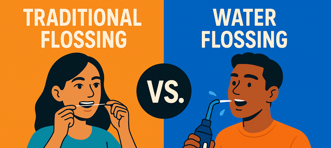 Traditional Flossing Vs Water Flossing