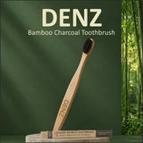 DENZ Bamboo Charcoal Toothbrush | Pack of 4