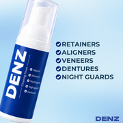 DENZ Aligner Cleaner Foam | Cleaning Foam for Aligners, Retainers & Dentures
