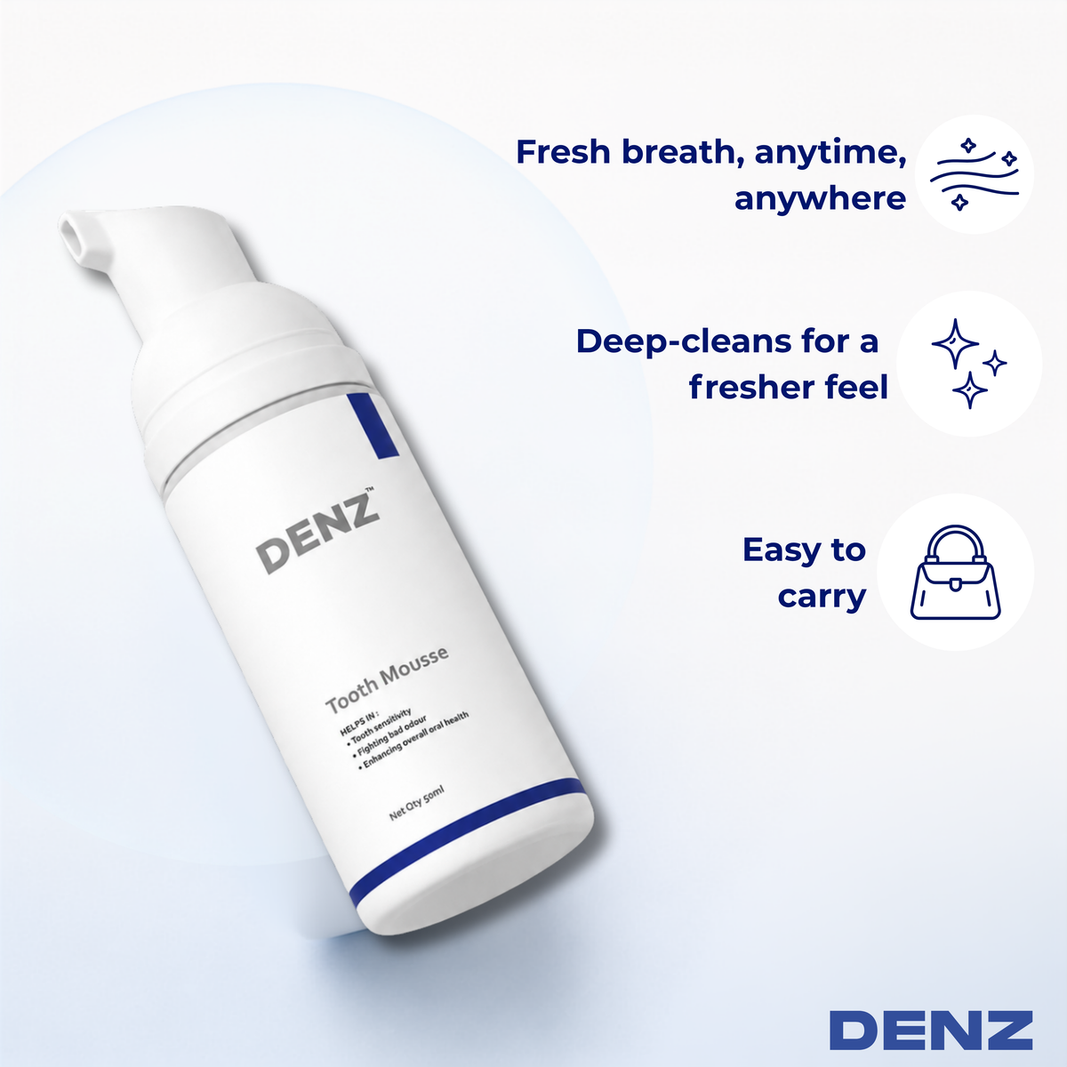 Tooth Mousse Oral Care Foam for Fresh Breath & Sensitivity