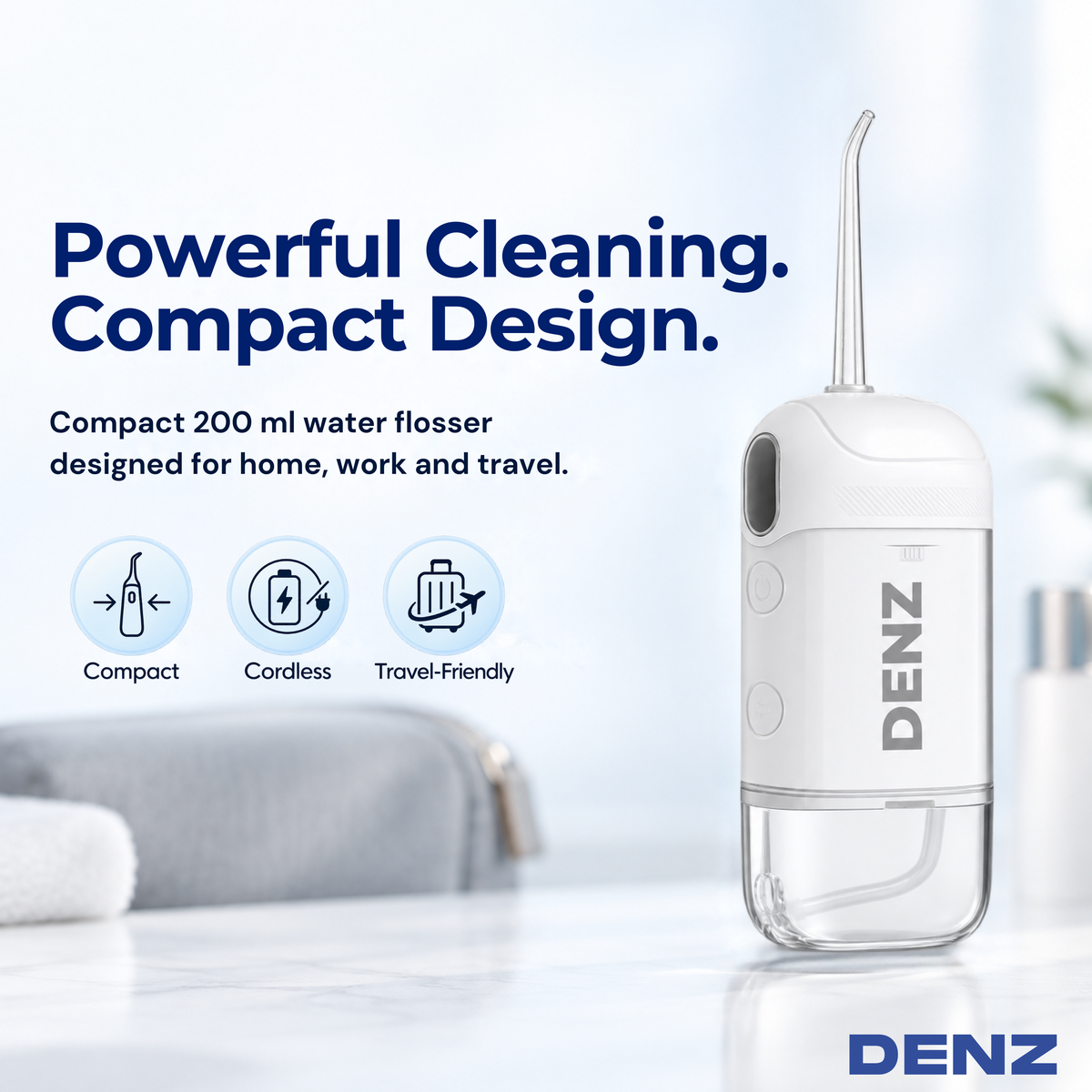 DENZ Portable Water Flosser