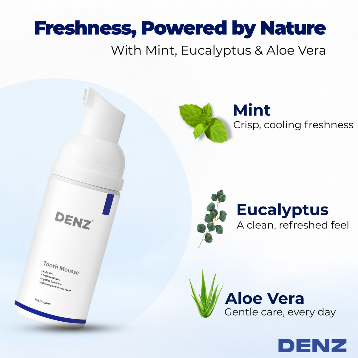 Tooth Mousse Oral Care Foam for Fresh Breath & Sensitivity