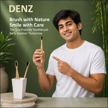 DENZ Bamboo Charcoal Toothbrush