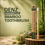 DENZ Nanobristles Bamboo Toothbrush | Pack of 2