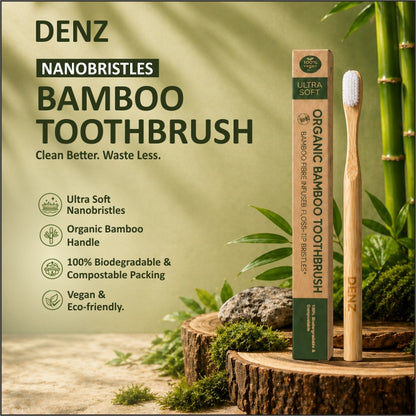 DENZ Nanobristles Bamboo Toothbrush