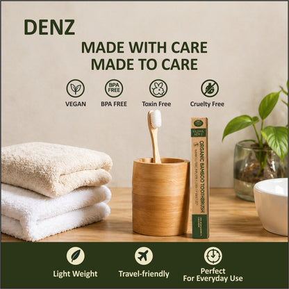 DENZ Nanobristles Bamboo Toothbrush