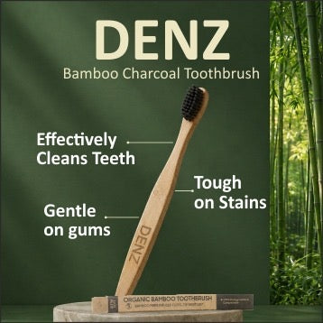 DENZ Bamboo Charcoal Toothbrush